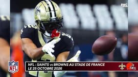 NFL : Saint-Browns au Stade de France le 25 octobre