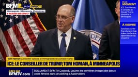 Minneapolis: Donald Trump "veut que cela soit résolu", dit le conseiller spécial à l'immigration