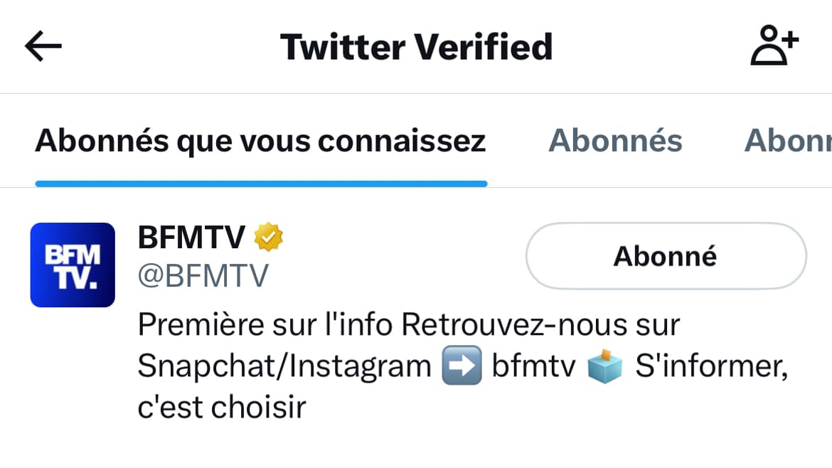 Par déduction, les personnes qui n'apparaissent pas ont payé pour obtenir un badge bleu