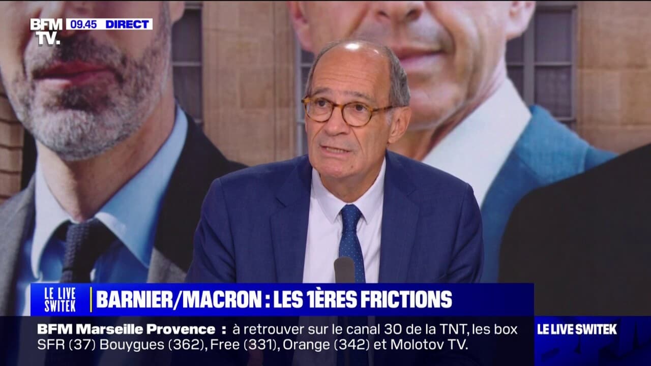 Nouveau gouvernement: Éric Woerth pense que Michel Barnier est "l'homme