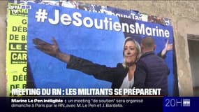 "Il faut être sur place pour la soutenir" : les militants se préparent au meeting du Rassemblement national en soutien à Marine Le Pen