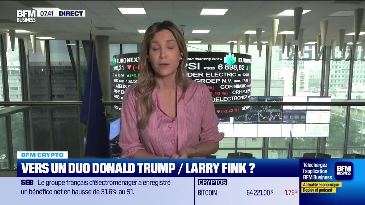 BFM Crypto : Vers un duo Donald Trump/Larry Fink ? - 25/07