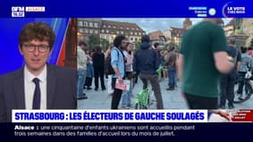 Strasbourg: les électeurs de gauche soulagés par le résultat des élections législatives