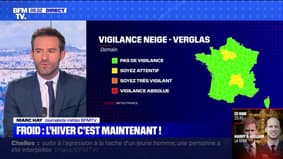 Neige et verglas: Météo France place plusieurs départements en vigilance jaune 