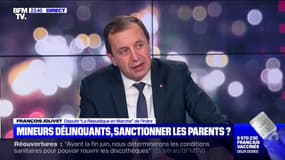 "Les parents sont complices de quelque chose": François Jolivet défend l'idée d'engager la responsabilité pénale des parents de mineurs délinquants