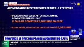 Provence: le prix des péages augmente en moyenne de 4,75%