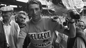Roger Pingeon le 23 juillet 1967 après sa victoire sur le Tour de France