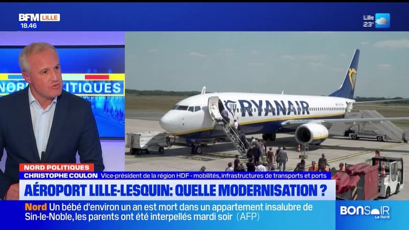 Le président du syndicat mixte qui exploite l'aéroport Lille-Lesquin défend le projet d'extension et modernisation