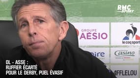 OL - ASSE : Ruffier écarté pour le derby, Puel évasif