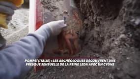 Et au milieu des ruines de Pompéi, une fresque sensuelle intacte