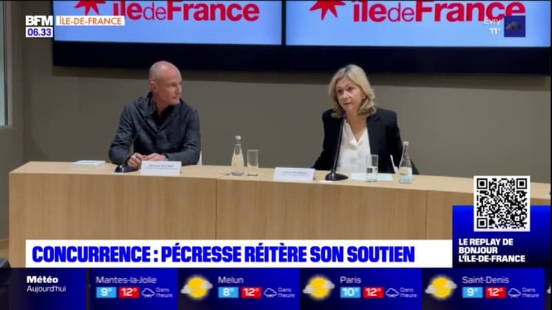 Valérie Pécresse reste "favorable" au maintien de l'ouverture à la concurrence des bus à Paris au 1er janvier 2025