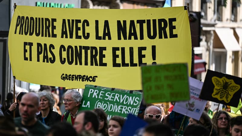 "La santé est mise en danger": près de 1.500 personnes ont manifesté pour dénoncer les "pesticides de synthèse" à Paris