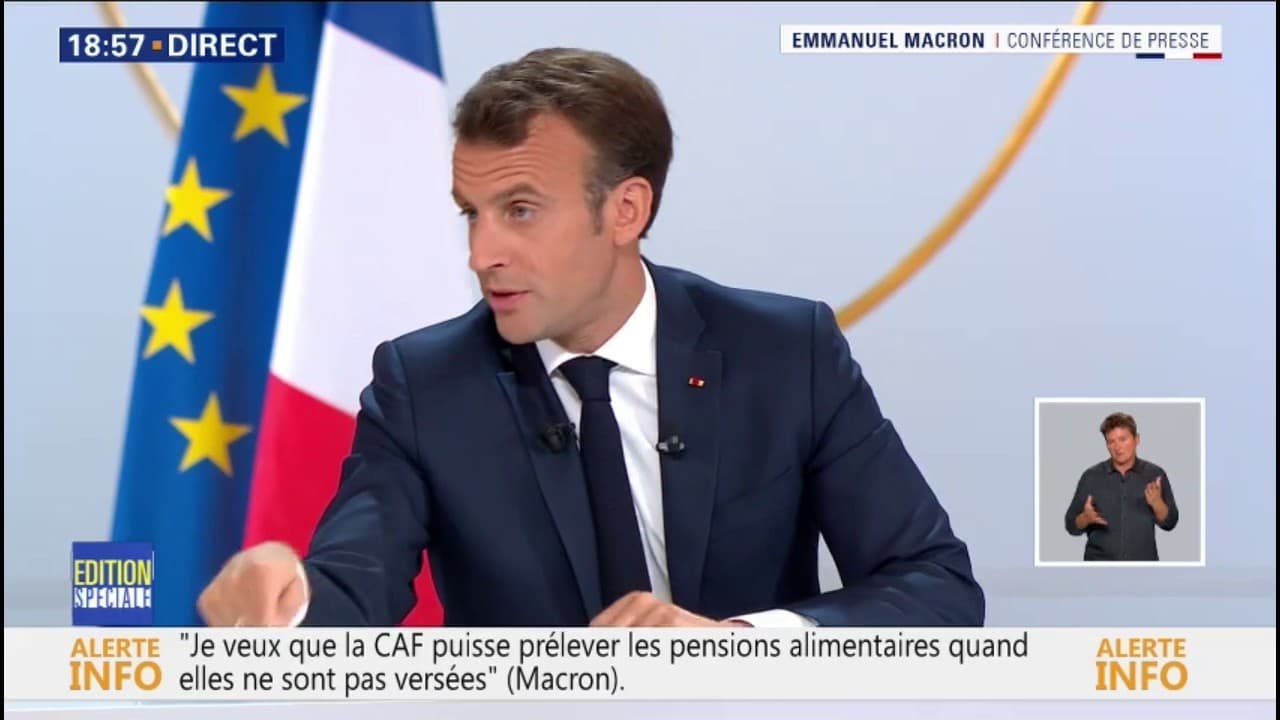 Emmanuel Macron sur la laïcité "La loi de 1905 est notre pilier"