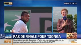 Roland-Garros: Jo-Wilfried Tsonga a été éliminé par Stanislas Wawrinka aux portes de la finale