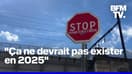 Près de Lyon, des panneaux "stop" ont été tagués avec le mot "immigration"