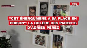 "Cet énergumène a sa place en prison": colère et émotion des parents d'Adrien Perez