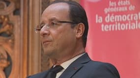 François Hollande ce vendredi, lors des Etats-généraux de la démocratie territoriale à la Sorbonne, à Paris.