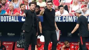 Diego Simeone et German Burgos