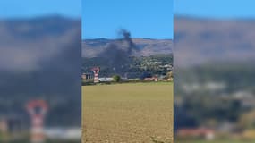 Un feu s'est déclaré ce mercredi sur un toit de l'usine Arkema de Château-Arnoux-Saint-Auban