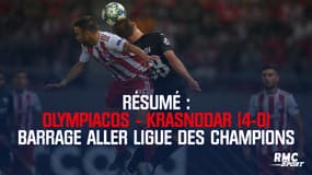 Résumé : Olympiacos - Krasnodar (4-0) – Barrage aller Ligue des champions