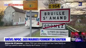 Nord-Pas-de-Calais: des mairies fermées en soutien à la grève