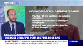 La Haute autorité de santé recommande une dose de rappel du vaccin pour les plus de 65 ans et personnes présentant des comorbidités