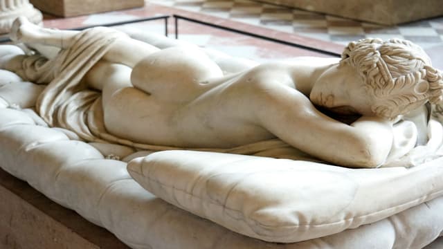 Hermaphrodite endormi, Musée du Louvre (photo d'illustration).