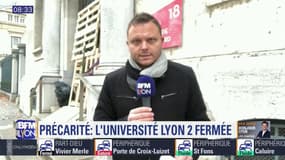 Blocage en cours de l'université Lyon 2 pour dénoncer la précarité étudiante