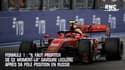Formule 1 : "Il faut profiter de ce moment-là" savoure Leclerc après sa pole position en Russie