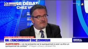 Var: Philippe Lottiaux (RN) attaque Éric Zemmour sur sa volonté d'union