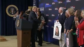Donald Trump rencontre des familles de personnes tuées par des migrants illégaux