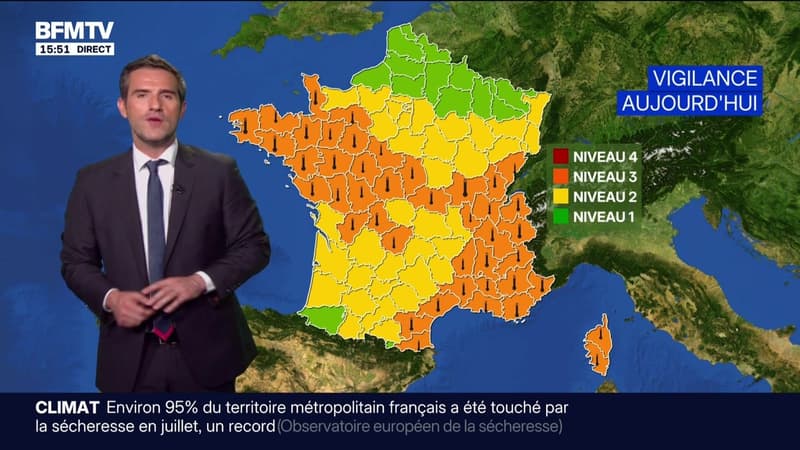 La météo pour ce mercredi 12 août 2026