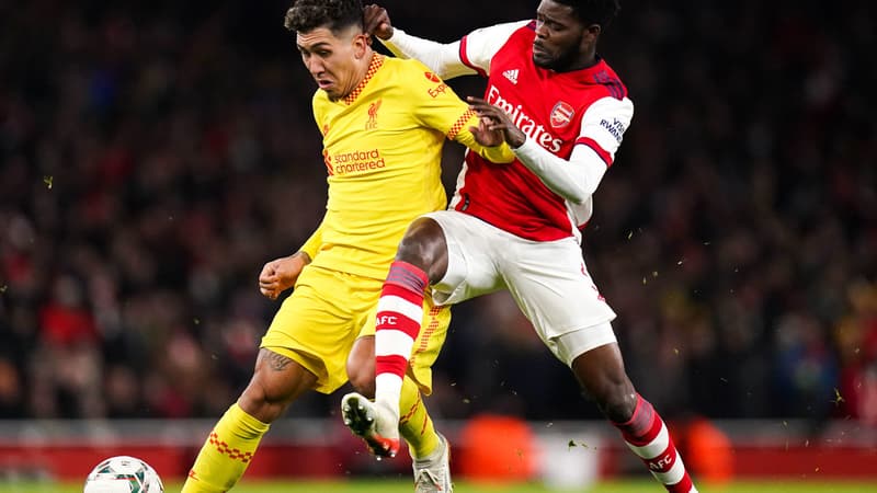 Firmino et Partey (Arsenal- Liverpool)