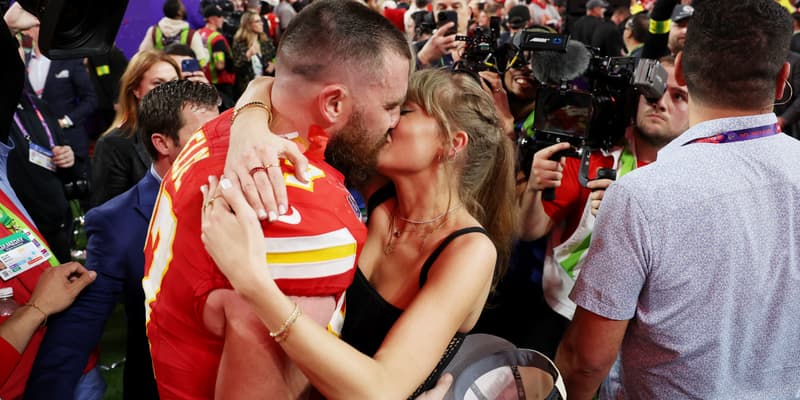 Taylor Swift et Travis Kelce au Super Bowl le 11 février 2024