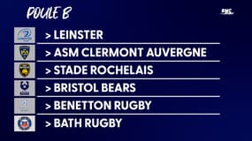 Champions Cup : Les poules de 2024/25, La Rochelle encore avec le Leinster