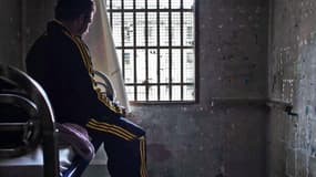 Un détenu dans sa cellule de la prison des Baumettes, à Marseille, en décembre dernier.