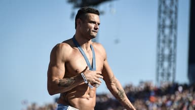 Le nageur français Florent Manaudou le 6 août 2024 lors des JO de Paris
