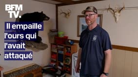 Cet habitant du Wisconsin se fait sauver par son fils d’une attaque d’ours et empaille l’animal dans sa maison 