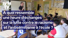 On a assisté à une heure d'échanges sur la lutte contre le racisme et l'antisémitisme avec une classe de CM2