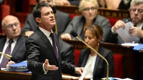 Manuel Valls à l'Assemblée nationale le 17 novembre. 