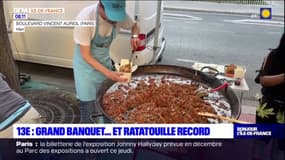 Paris: la plus grande ratatouille du monde dans le 13e arrondissement