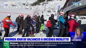 Orcières: premier jour de vacances dans la station de ski