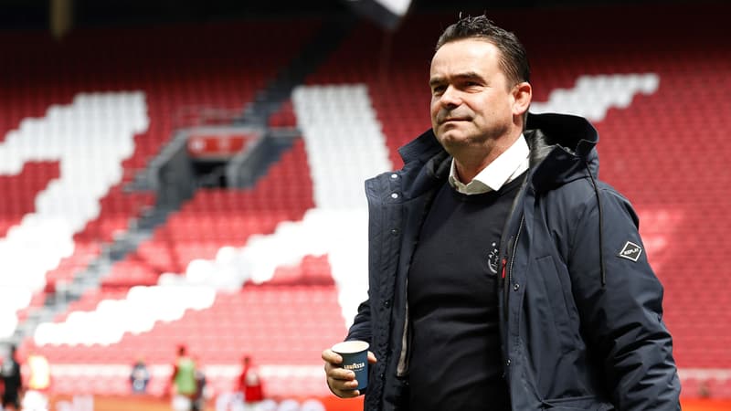 Marc Overmars, directeur du football à l'Ajax, en mai 2021