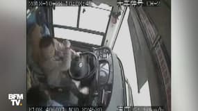 Capture d'écran de la caméra embarquée du bus