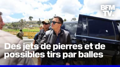 Équateur: le convoi présidentiel de Daniel Noboa attaqué lors d'une manifestation