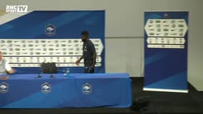 Equipe de France – Coman et Umtiti devant la presse avant les Pays-Bas