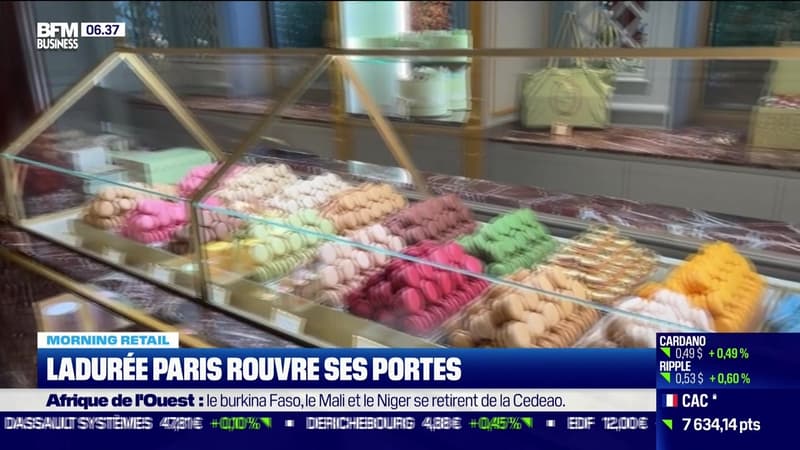 Morning Retail : Ladurée Paris rouvre ses portes, par Eva Jacquot - 29/01