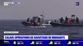 Calais: 13 migrants secourus lors de trois opérations de sauvetage