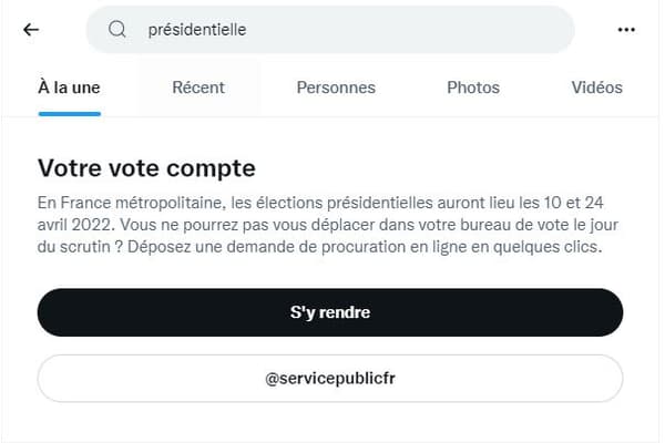 Capture d'écran Twitter