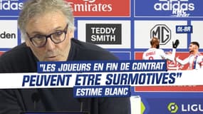 OL : Dembélé, Aouar...  "les joueurs en fin de contrat peuvent être surmotivés" estime Blanc